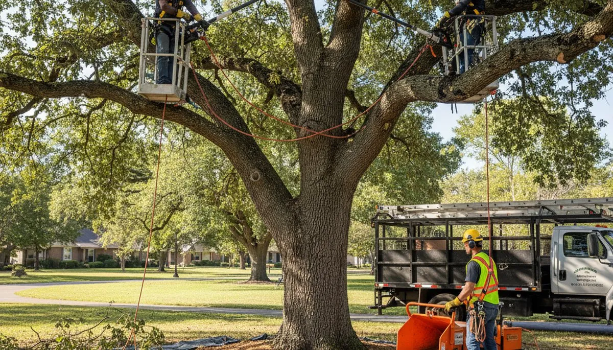 Aurora, CO arborist inspecting tree disease symptoms for treatment recommendations