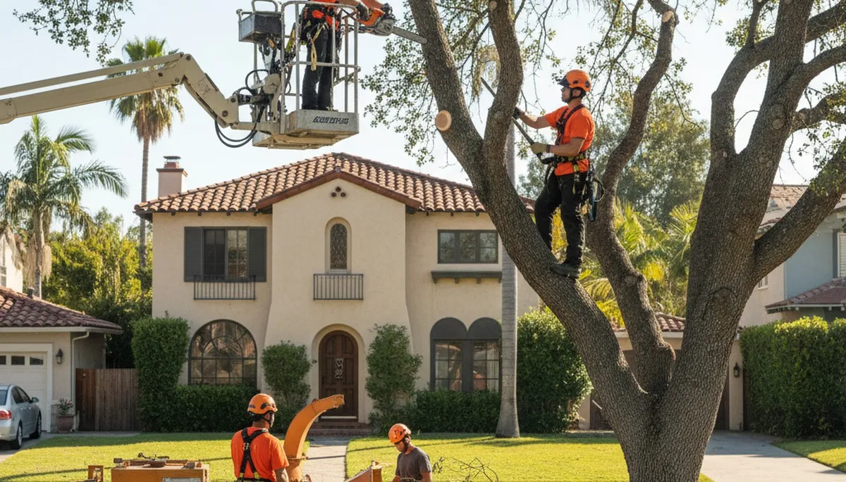 Tree service crew providing professional tree removal in Aurora, CO
